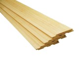 Евровагонка А из лиственной породы древесины толщиной 14 мм, шириной 85 мм, длиной 1-1,5 м