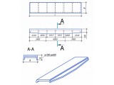 ПНОС - Преднапряженные плиты перекрытий переменной высоты типа ПНОС с отогнутой арматурой размером 1,5х12м