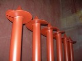 Винтовая свая толщина стенки трубы 6,5 мм, диаметр 102 мм длина 2500 мм.