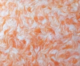 Жидкие обои Decor 925, состоят из белого и оранжевого шелкового волокна